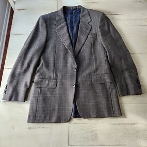 Hickey Freeman Sport Coat Blazer, Houndstooth Men's 40R